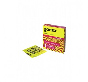 ПРЕЗЕРВАТИВЫ GANZO EXTASE № 3 ТОЧЕЧНЫЕ И РЕБРИСТЫЕ, АНАТОМИЧЕСКОЙ ФОРМЫ 3 ШТ 