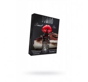 ПРЕЗЕРВАТИВЫ LUXE DOMINO SWEET SEX ТИРАМИСУ, 18 СМ., 3 ШТ. В УПАКОВКЕ 