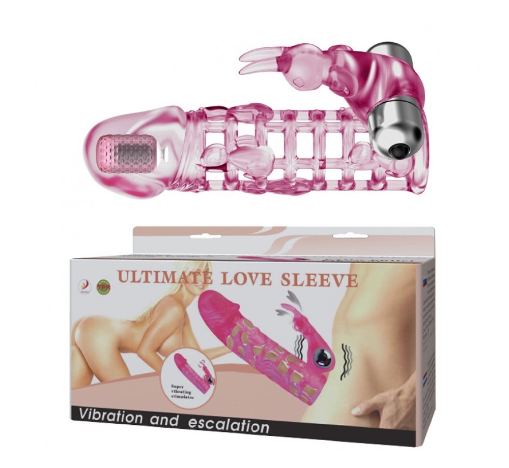 Насадка на член с клиторальным вибратором