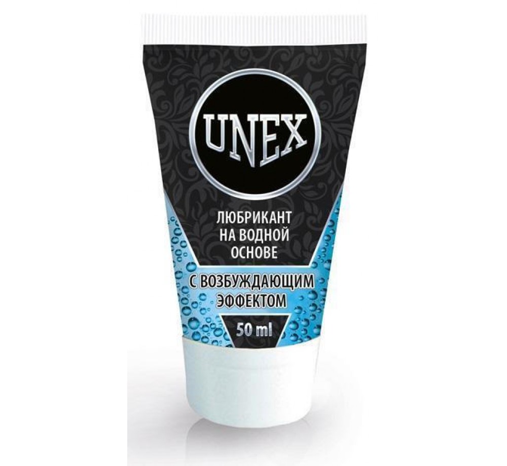 ЛУБРИКАНТ UNEX С ВОЗБУЖДАЮЩИМ ЭФФЕКТОМ, НА ВОДНОЙ ОСНОВЕ, 50 МЛ арт 3214