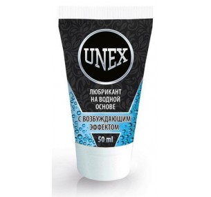 ЛУБРИКАНТ UNEX С ВОЗБУЖДАЮЩИМ ЭФФЕКТОМ, НА ВОДНОЙ ОСНОВЕ, 50 МЛ арт 3214 