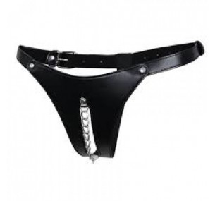 TABOO ТРУСИКИ С ДОСТУПОМ И ЦЕПОЧКОЙ, РАЗМЕР РЕГУЛИРУЕТСЯ РЕМЕШКОМ