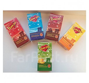 Презервативы I Love You с ароматом фруктов МИКС, 12 шт