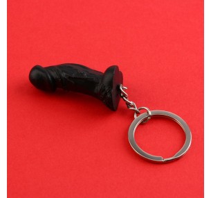 Брелок «Размер не главное», черный, 4,5см