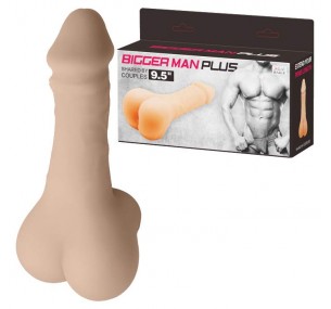 Мастурбатор для пениса Baile Bigger Man Plus, TPR, L 24 см