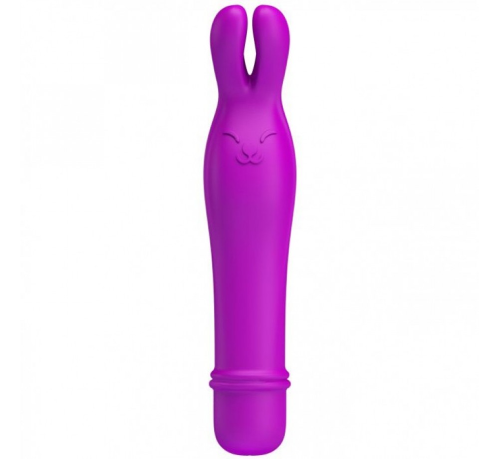 ЖЕНСКИЙ ВИБРОМАССАЖЕР С УШКАМИ НА КОНЦЕ ИЗ СЕРИИ PRETTY LOVE ОТ BAILE, ЦВЕТ ФИОЛЕТОВЫЙ, BI-014465