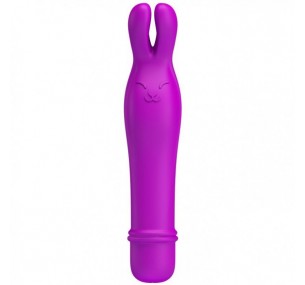 ЖЕНСКИЙ ВИБРОМАССАЖЕР С УШКАМИ НА КОНЦЕ ИЗ СЕРИИ PRETTY LOVE ОТ BAILE, ЦВЕТ ФИОЛЕТОВЫЙ, BI-014465