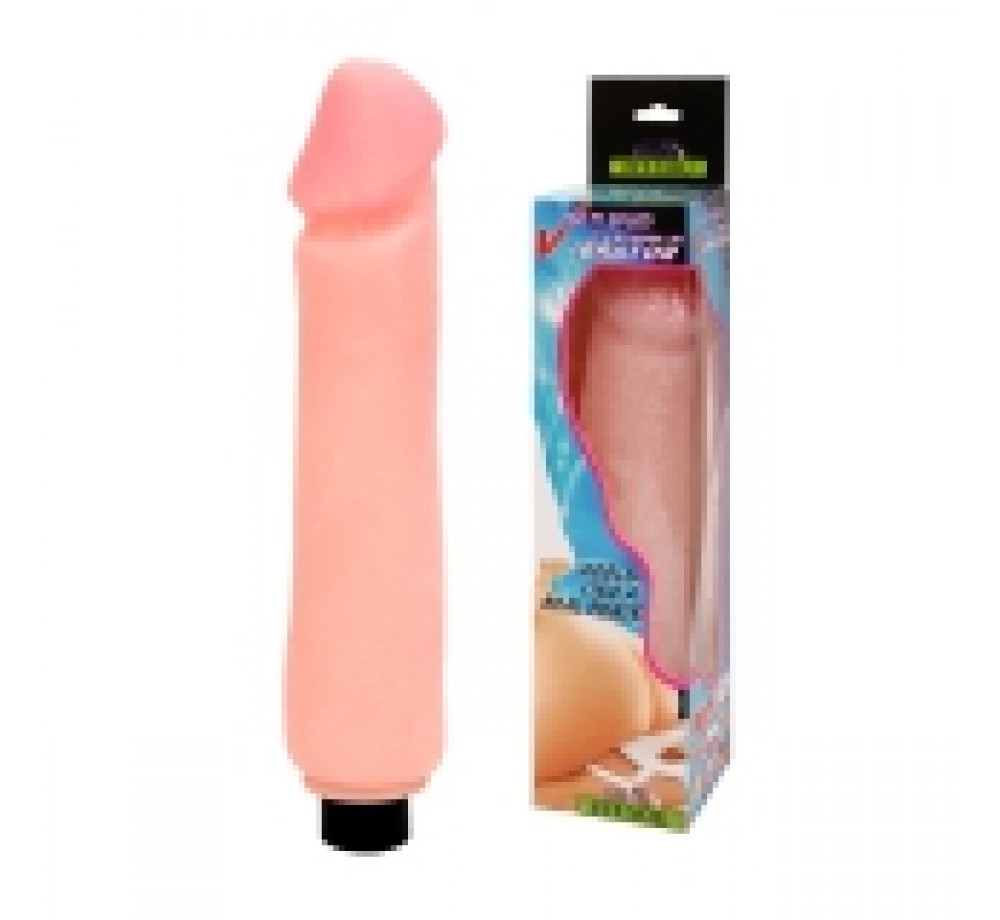 Нежный вибратор внушительного размера, TPR, L 22 см, D 4,3 см