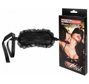 МАСКА цвет чёрный с кружевом