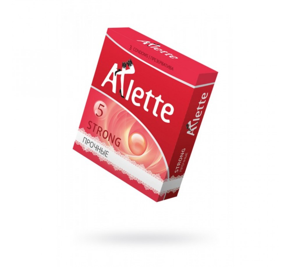 ПРЕЗЕРВАТИВЫ ''ARLETTE'' №3, STRONG ПРОЧНЫЕ 3 ШТ, арт 821