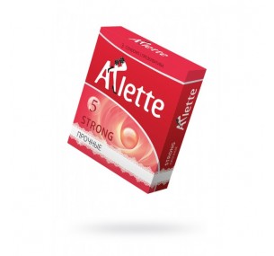 ПРЕЗЕРВАТИВЫ ''ARLETTE'' №3, STRONG ПРОЧНЫЕ 3 ШТ, арт 821 