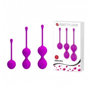 Набор вагинальных шариков со смещенным центром тяжести, арт BI-014505