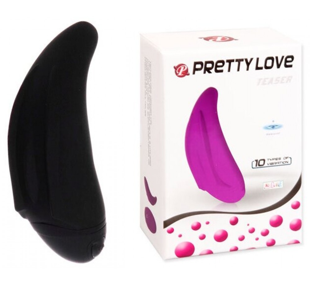 Baile BI-014115 Мини вибратор Pretty Love Teaser, L 105мм D 25-48x15мм, 10 режимов вибрации