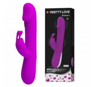 Вибратор Baile с клиторальным стимулятором Pretty Love Robert