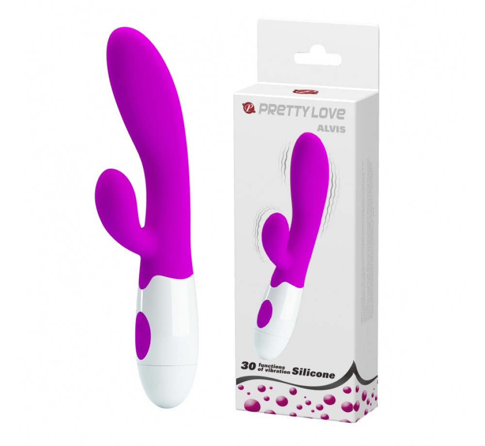 Вибратор Baile BI-014263, фиолетовый, 20,5 см