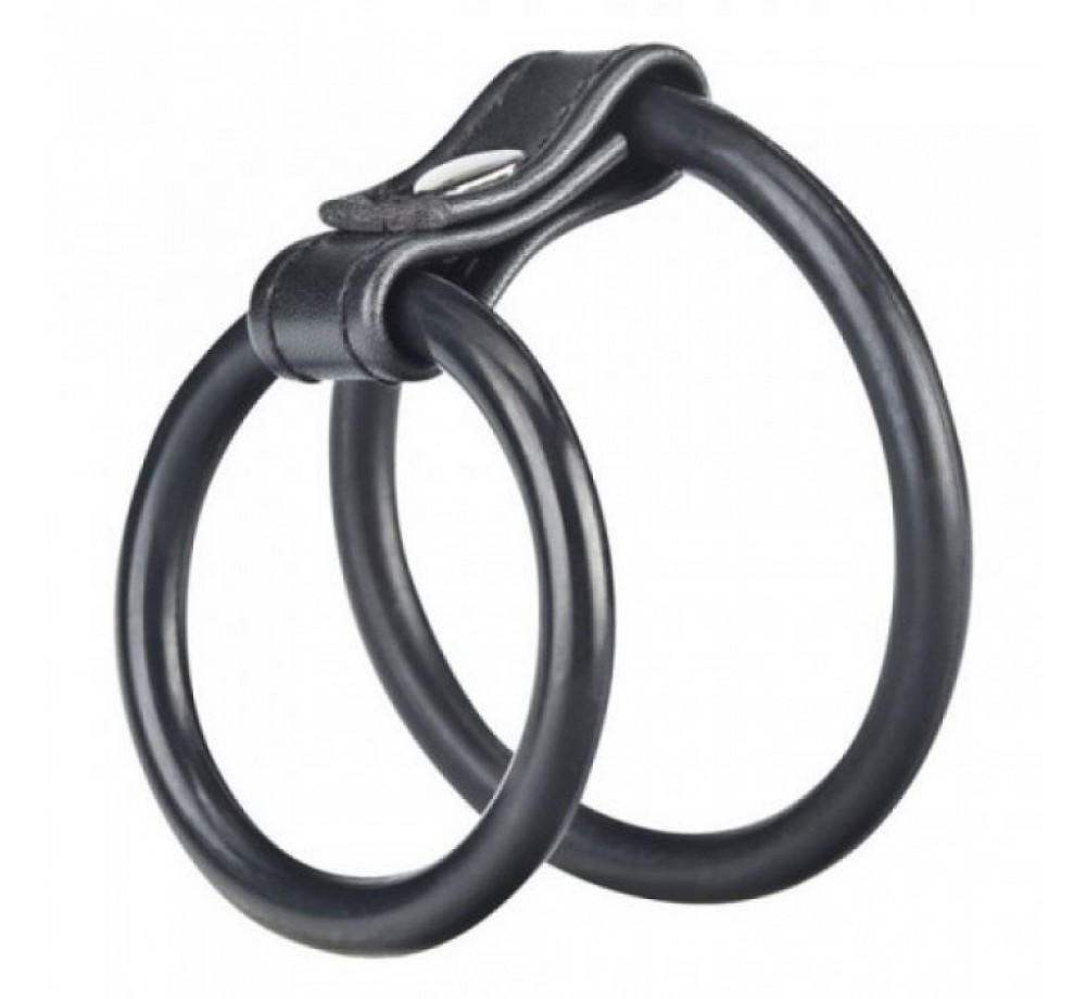 ДВОЙНОЕ ЭРЕКЦИОННОЕ КОЛЬЦО НА ПЕНИС И МОШОНКУ, АРТ 212423004