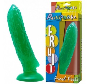 Фаллоимитатор огурчик на присоске