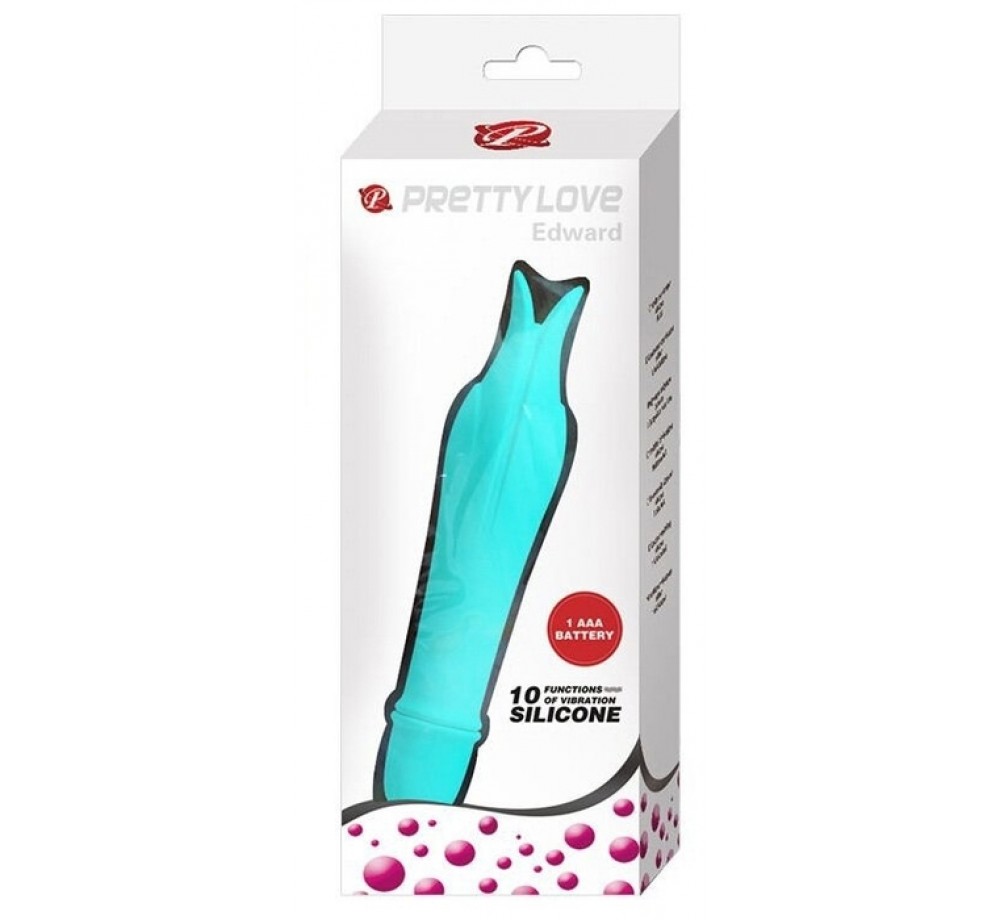 Pretty love Вибромассажер с усиками силикон Edward 14.5 см