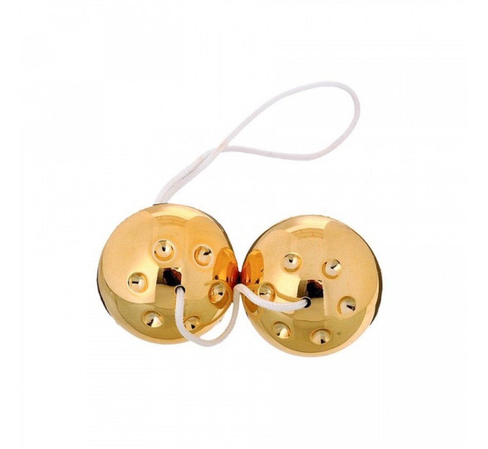 Вагинальные шарики YAM BALLS, золотистые