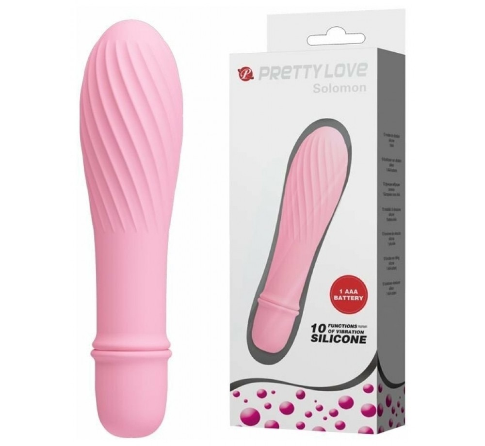 Pretty love Вибратор с бороздками силикон Solomon 