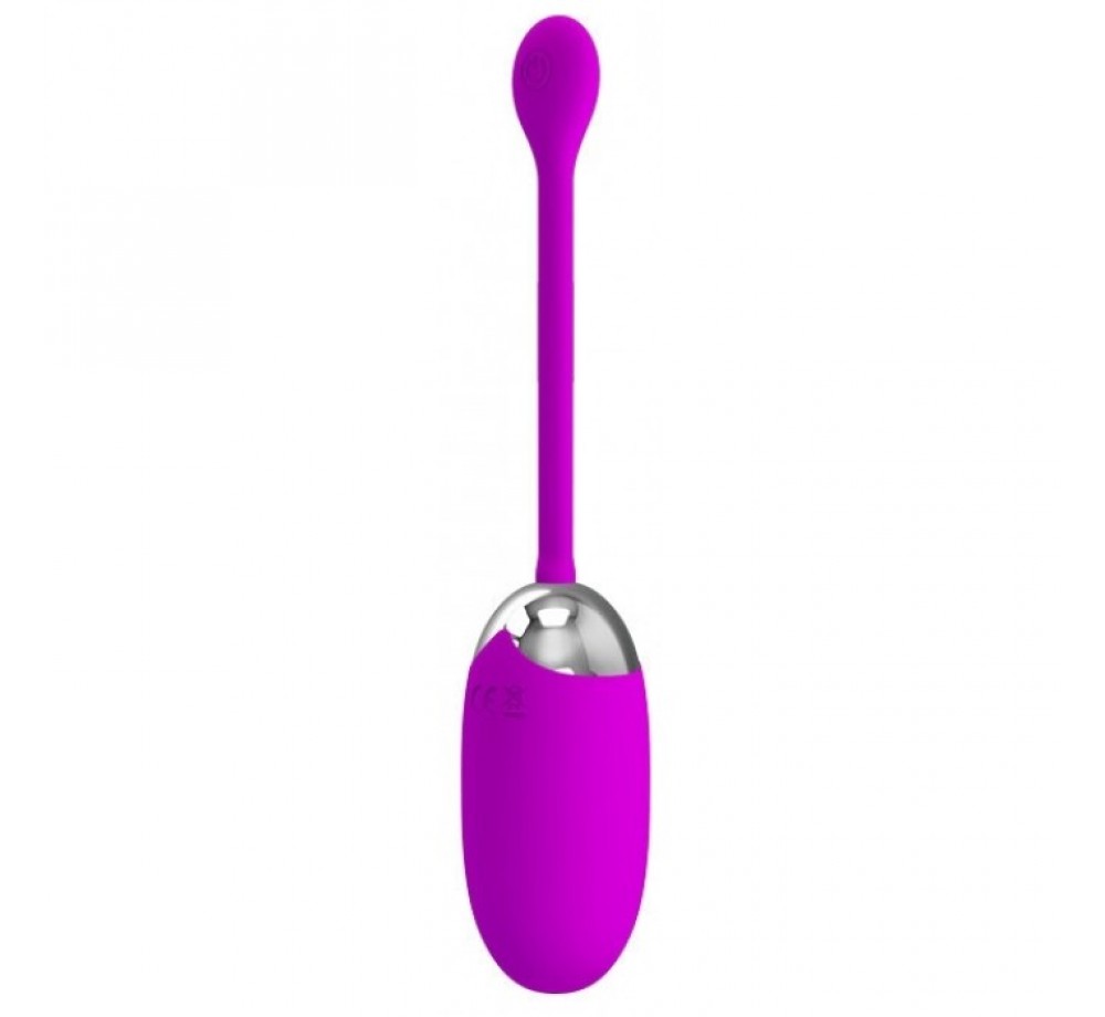 ВИБРОЯЙЦО ИЗ СИЛИКОНА И ПЛАСТИКА BROOK 7.5 СМ, АРТ BI-014525