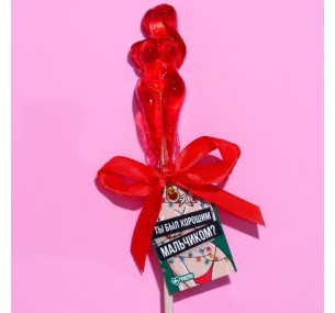 Карамельный леденец «Ты был хорошим мальчиком?», вкус: клубника