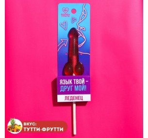Леденец «Язык твой друг», вкус: тутти-фрутти, 20 г.