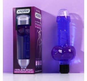 Гель для душа во флаконе мужское достоинство Xhuytex, 300 мл, спелый виноград