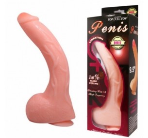 ФАЛЛОИМИТАТОР С МОШОНКОЙ ТЕЛЕСНОГО ЦВЕТА