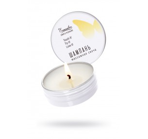 МАССАЖНАЯ СВЕЧА EROMANTICA «ШАМПАНЬ», 30 МЛ