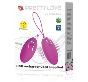 Pretty love Виброяйцо силиконовое с пультом ДУ Berger 15,8 см (BI-014362W)