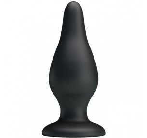 Большая анальная пробка на присоске из коллекции Pretty Love, цвет черный, Baile BI-014460
