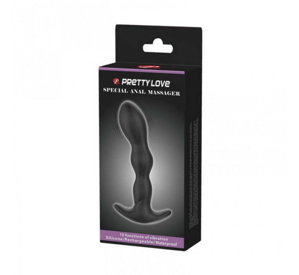 Массажер простаты для ношения с вибрацией Special Anal Massager, черный, арт BI-040068