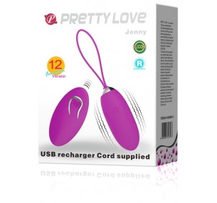 Pretty love Виброяйцо из силикона Jenny 7 см 
