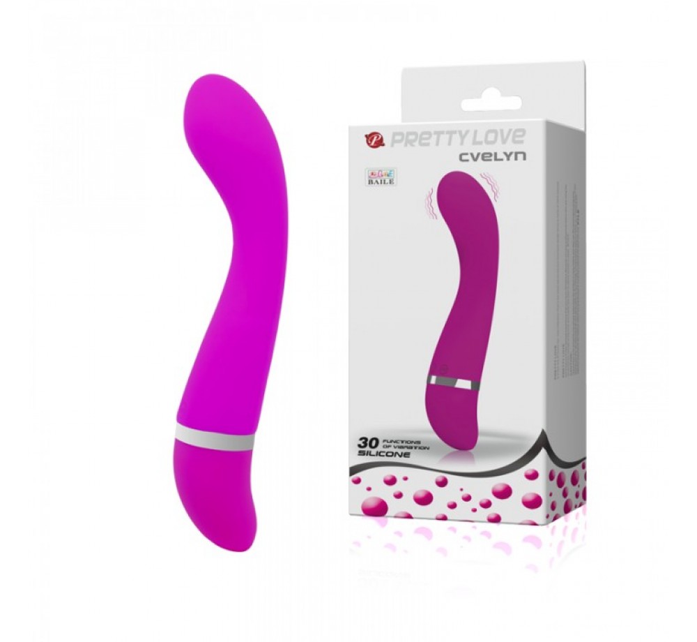 Baile Вибратор силиконовый Cvelyn 18,9 см