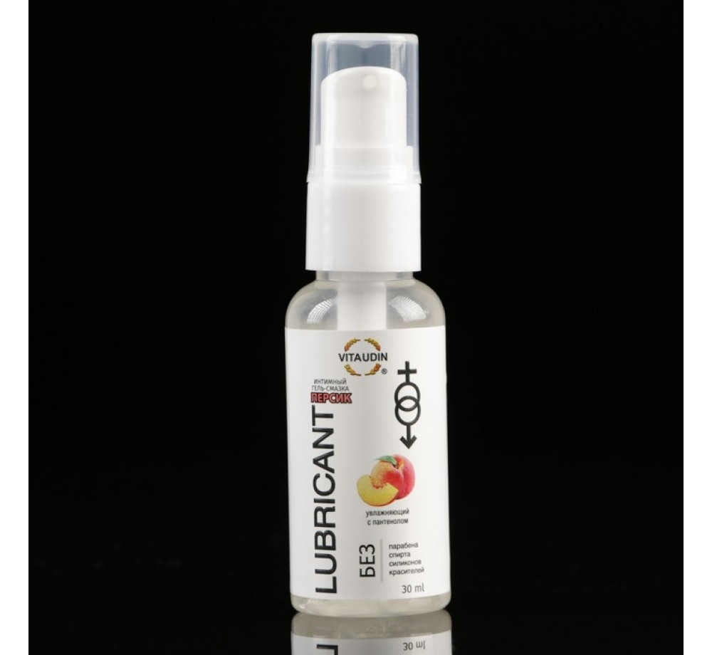 Интимный гель-смазка "Vita Udin" с ароматом персика (дозатор) 30 мл