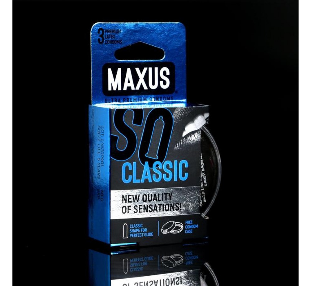 Презервативы классические MAXUS AIR Classic, 3 шт