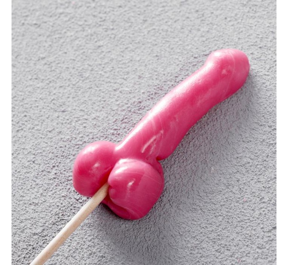  Леденец на палочке "Мистер М" Розовый, 18 г