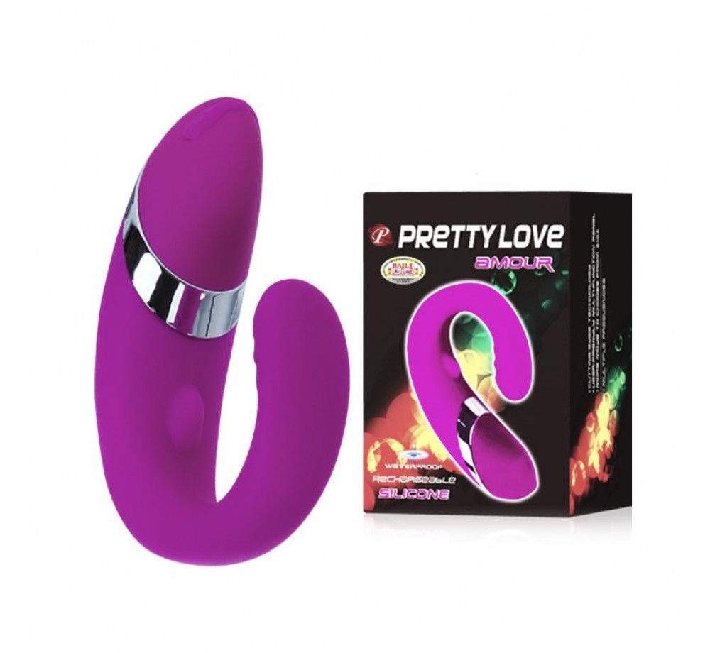 Вибромассажер изогнутой формы PRETTY LOVE BI-014108-2