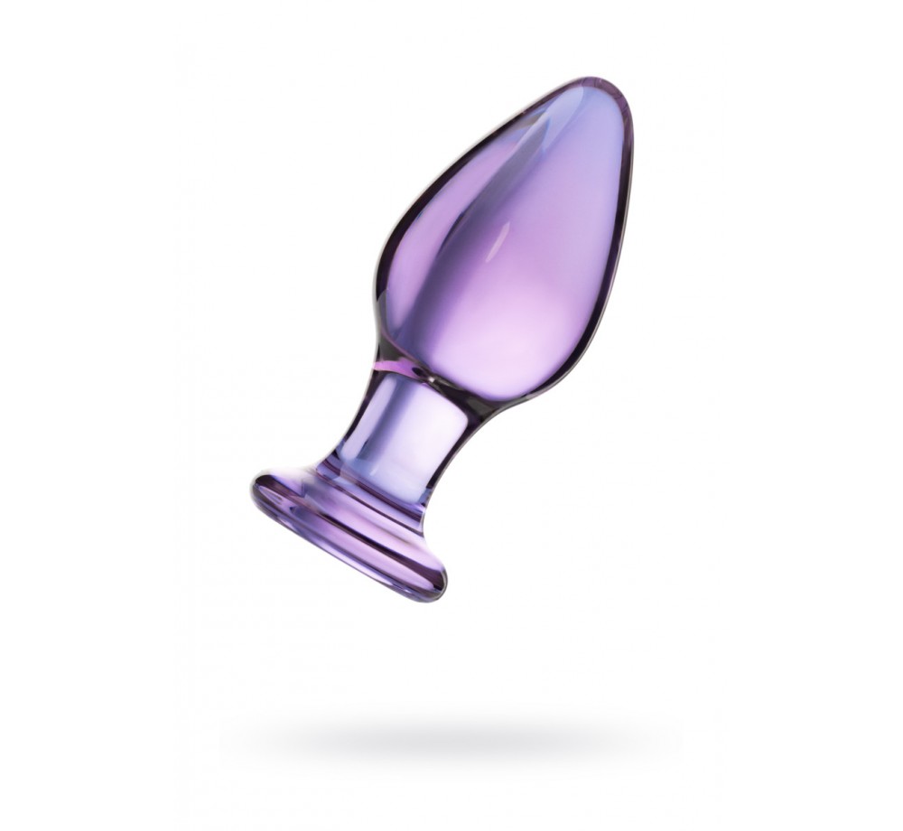 АНАЛЬНАЯ ВТУЛКА SEXUS GLASS, СТЕКЛО, ФИОЛЕТОВАЯ, 10 СМ, Ø 4 СМ