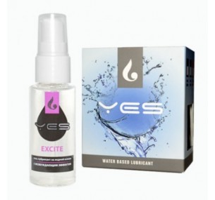 ИНТИМНЫЙ ГЕЛЬ-ЛУБРИКАНТ "YES EXCITE" С ВОЗБУЖДАЮЩИМ ЭФФЕКТОМ, 30 МЛ