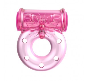 Baile кольцо с бабочкой на вибропуле (BI-010081)