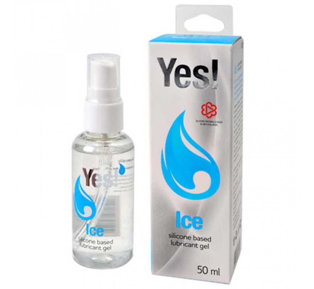 ГЕЛЬ-СМАЗКА СИЛИКОНОВЫЙ "YES ICE" С МАСЛАМИ МЯТЫ, ШАЛФЕЯ И РОЗМАРИНА, 50 МЛ, АРТ. 4703