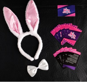 Эротический набор для двоих «Ахи-вздохи. Девушка-плейбой», 10 карт