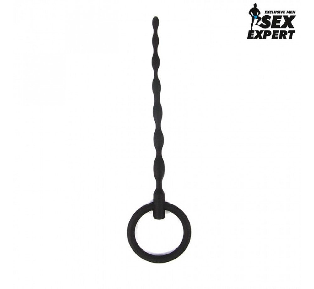 СТИМУЛЯТОР УРЕТРАЛЬНЫЙ L 120 ММ D 5X6 ММ, ЦВЕТ ЧЁРНЫЙ АРТ. SEM-55134