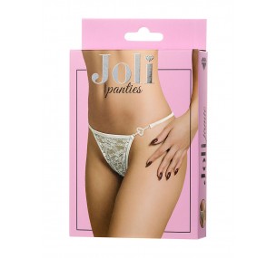  Трусики со стразами Joli panties, белые, OS 