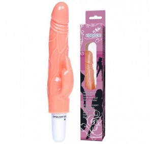 ТОНКИЙ ВИБРАТОР BAILE С КЛИТОРАЛЬНЫМ СТИМУЛЯТОРОМ, АРТ BI-010048