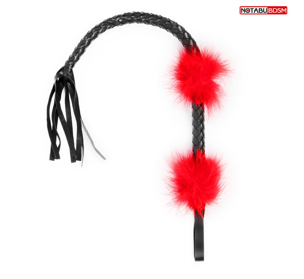 ПЛЁТКА L ручки 190 мм, L хвоста 470 мм, цвет чёрный/красный 