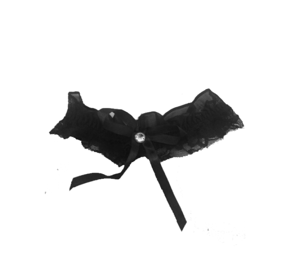 ПОДВЯЗКА НА НОГУ, ЧЁРНАЯ, АРТ 1415-2