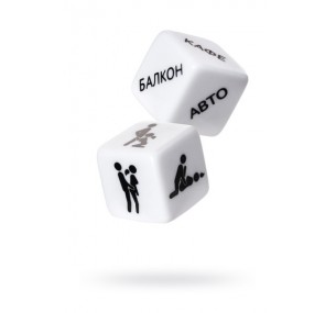 ИГРАЛЬНЫЕ КУБИКИ EROMANTICA "ГРАНИ ЛЮБВИ"